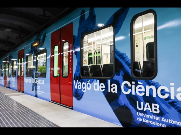 Imagen del artículo Ferrocarrils i la Universitat Autònoma de Barcelona impulsen El Vagó de la Ciència de la UAB, dedicat enguany a la salut mental