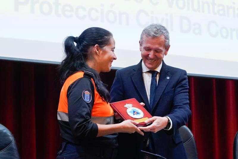 Image 0 of article Rueda ensalza la labor de las agrupaciones de protección civil al resultar imprescindible en la red de servicios de emergencia de Galicia