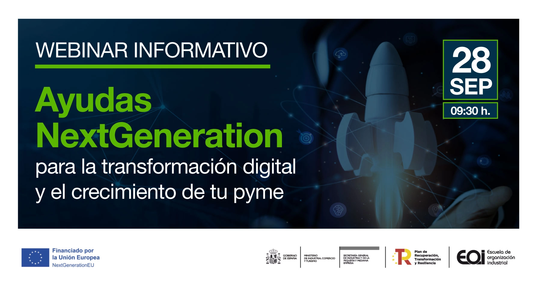 Imagen del artículo La Dirección General de Empresa organiza un webinar sobre las ayudas NextGeneration para la transformación digital y el crecimiento de tu pyme
