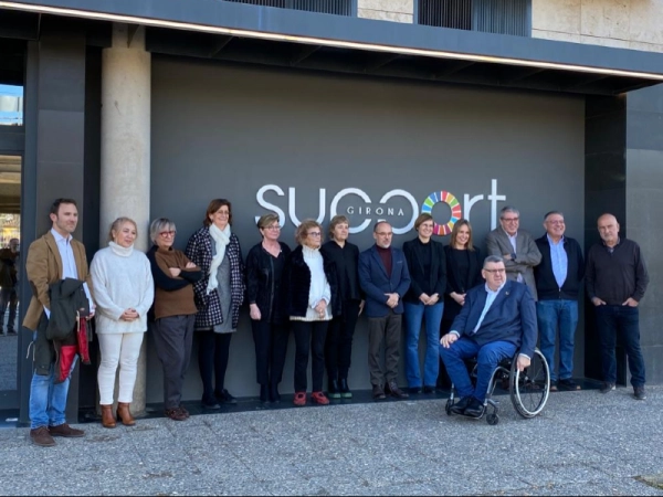 Imagen del artículo El conseller Campuzano ressalta la col·laboració público-social pels drets de les persones amb discapacitat en una visita a Girona