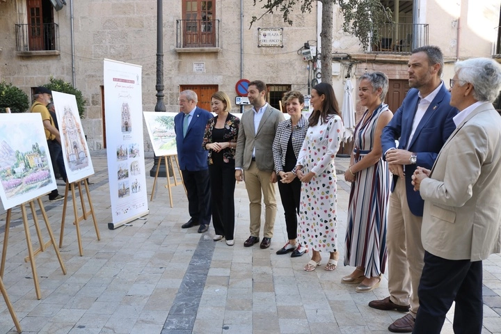 Imagen del artículo Una muestra de 125 obras de Zacarías Cerezo recoge paisaje, arquitecturas y costumbrismo del Camino de la Vera Cruz