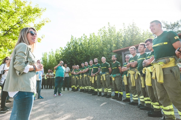 Image 4 of article La presidenta visita junto a la consejera de Gestión Forestal los trabajos de recuperación de Las Hurdes y Gata tras los incendios