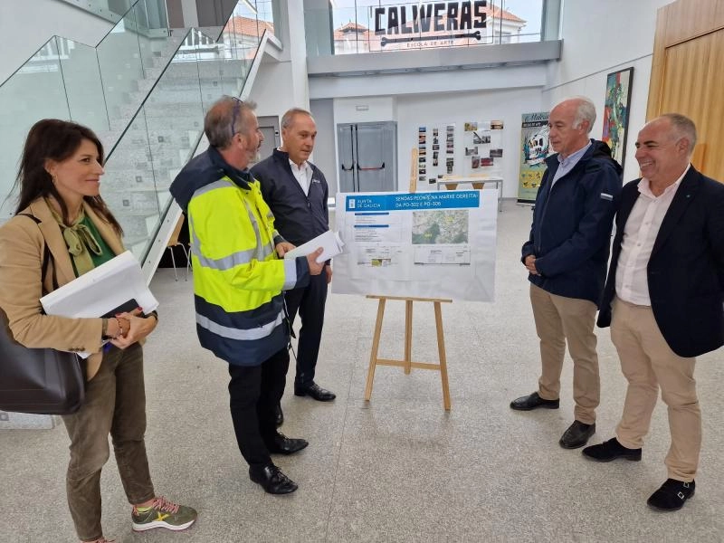 Imagen del artículo El delegado visita Vilanova de Arousa, donde arrancará la obra de una nueva senda peatonal de más de un kilómetro