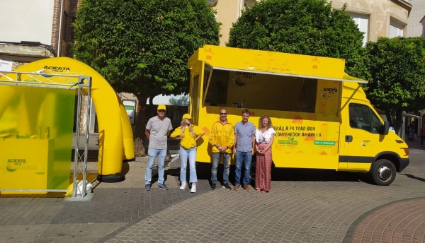 Image 0 of article La campaña de reciclaje de envases 'Acierta con el Amarillo' recalará en once municipios de Extremadura