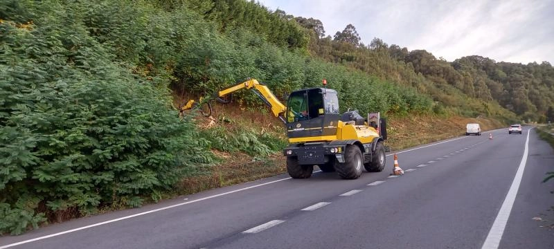 Image 0 of article La Xunta iniciará la próxima semana trabajos de limpieza en las márgenes de distintas carreteras autonómicas a su paso por los ayuntamientos de Outes, de Cortegada y de Moaña