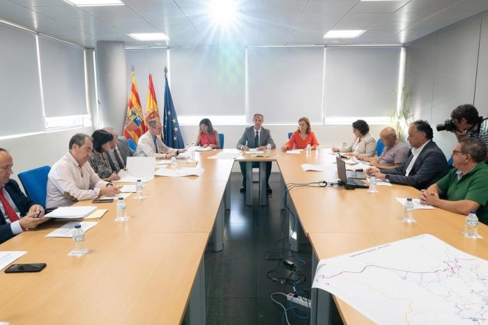 Image 1 of article Gobierno aragonés y alcaldes acuerdan propuestas frente a la contaminación del río Queiles