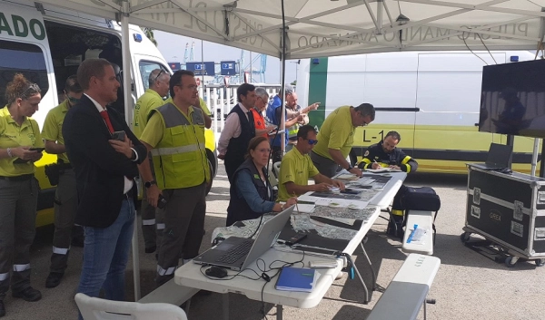 Imagen del artículo La Junta examina con un simulacro de accidente aéreo en Algeciras los protocolos de emergencia