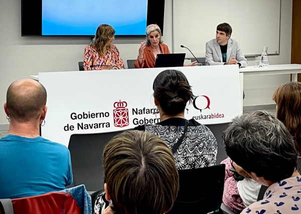 Imagen del artículo La vicepresidenta Ollo destaca el compromiso del Gobierno de Navarra para avanzar en la gratuidad del aprendizaje del euskera en adultos