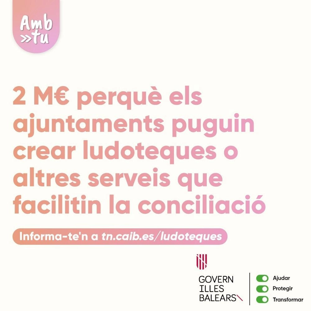 Imagen del artículo El Gobierno comunica a los ayuntamientos las ayudas de 2 millones de euros que les corresponden para los servicios de ludoteca
