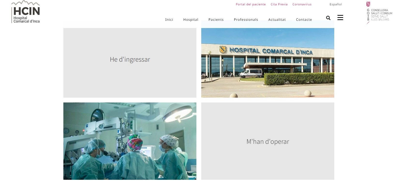 Imagen del artículo El Hospital de Inca estrena una nueva web