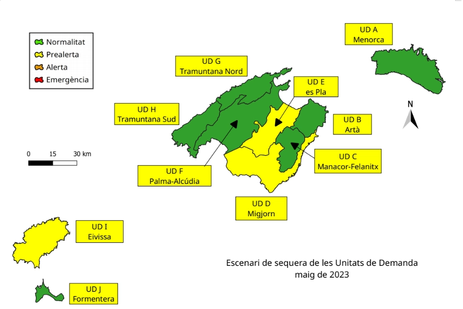 Imagen del artículo Las reservas hídricas de las Illes Balears se sitúan al 59%