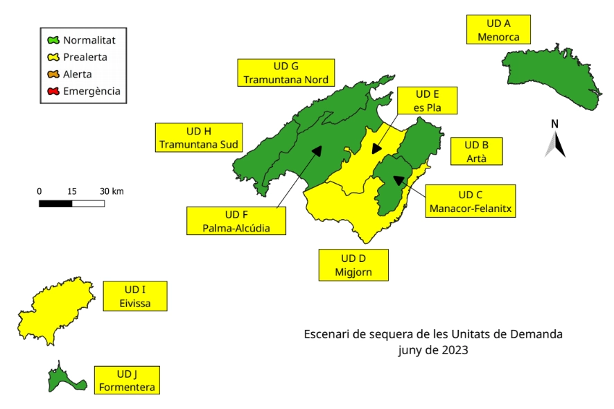 Imagen del artículo Las reservas hídricas de las Illes Balears se mantienen al 59%
