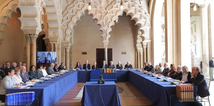 Imagen del artículo La RAE celebra en Zaragoza un pleno extraordinario en recuerdo de sus antiguos directores Fernando Lázaro Carreter y Manuel Alvar