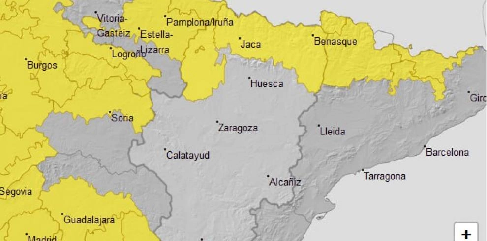 Imagen del artículo Ampliado el aviso amarillo por lluvias y tormentas para hoy