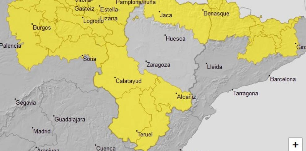 Imagen del artículo Ampliación del aviso amarillo por lluvias y tormentas para hoy