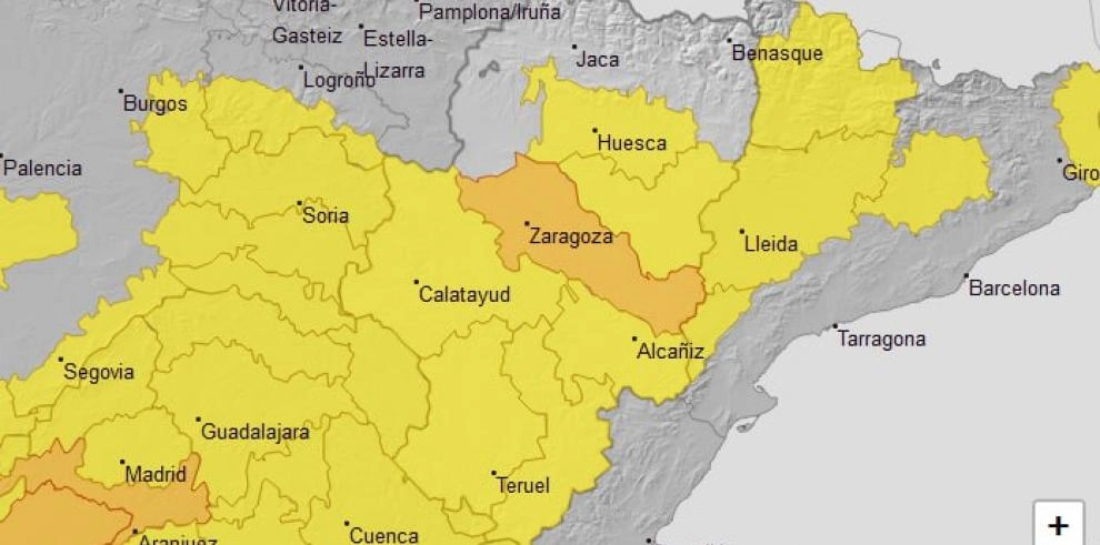 Imagen del artículo Avisos de nivel amarillo y naranja por altas temperaturas en diversas zonas de Aragón