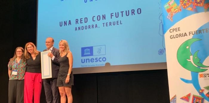 Imagen del artículo El CEE Gloria Fuertes de Andorra reúne esta semana a las Escuelas UNESCO de toda España