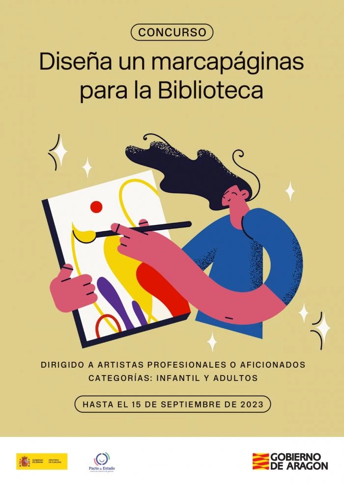 Imagen del artículo La Biblioteca Pública de Zaragoza convoca el II Concurso 'Diseña un marcapáginas para la biblioteca'