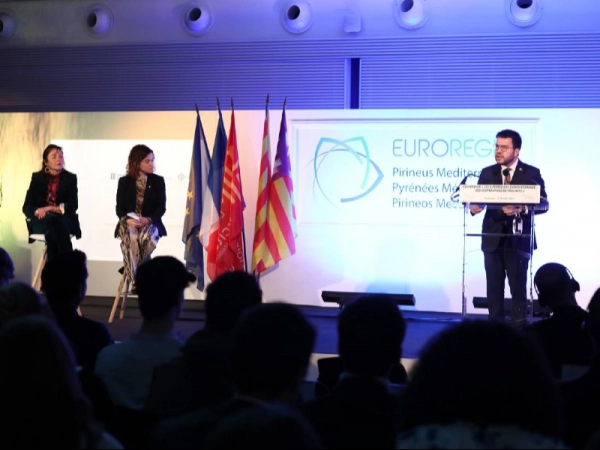 Imagen del artículo El president Aragonès reivindica el lideratge i la voluntat transformadora de l'Euroregió per enfortir el projecte de construcció europea