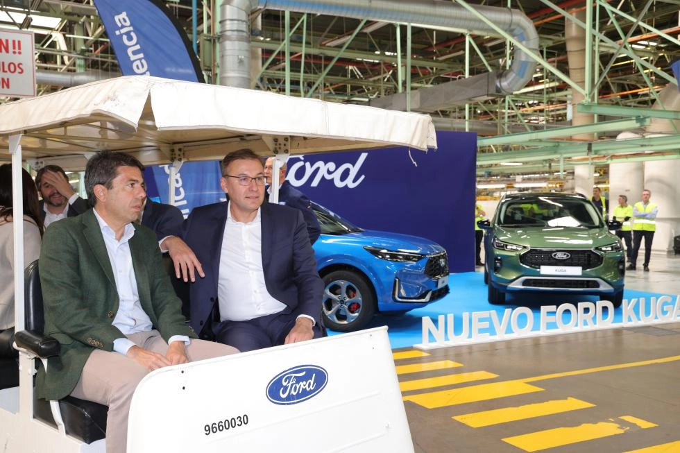 Imagen del artículo Carlos Mazón: La fabricación de un nuevo vehículo de Ford en Almussafes consolida el ecosistema de la automoción en la Comunitat Valenciana