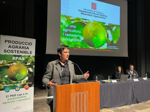 Imagen del artículo El Departament d'Acció Climàtica, Alimentació i Agenda Rural presenta la Producció Agrària Sostenible a Girona per impulsar la transformació del sector agrari
