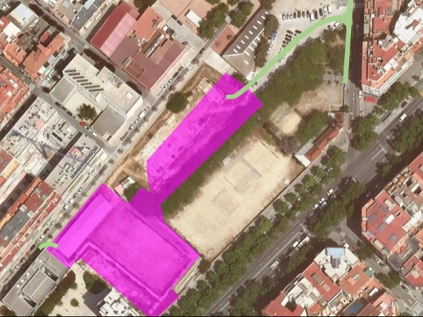 Imagen del artículo Territori informa el veïnat de Sants - Montjuïc de les ocupacions en superfície a Magòria per les obres de perllongament de l'L8
