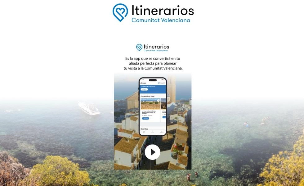 Imagen del artículo Turisme activa una nueva aplicación móvil con información sobre 'Itinerarios' para poder recorrer las comarcas de la Comunitat Valenciana