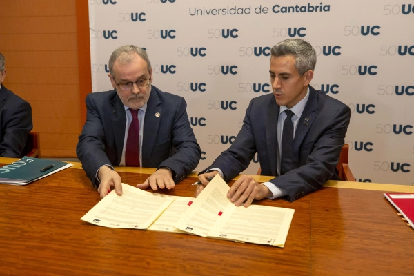 Imagen del artículo Zuloaga y Pazos firman un nuevo contrato-programa dotado con 88,5 millones de euros, una financiación pública histórica para la UC