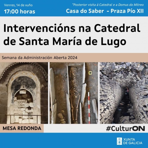 Imagen del artículo A Xunta celebra en Lugo a Semana da Administración Aberta cunha mesa redonda sobre as últimas rehabilitacións da catedral