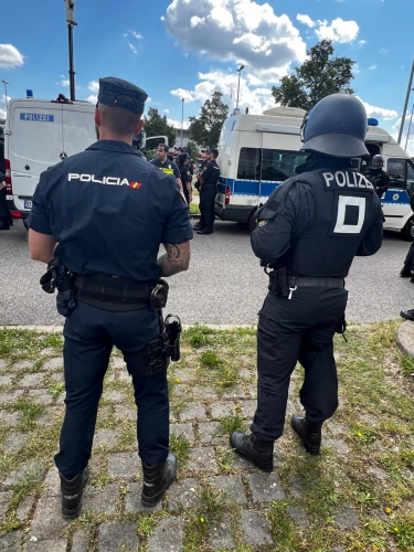 Imagen del artículo La Policía Nacional se integra en el dispositivo de seguridad de la EURO 2024