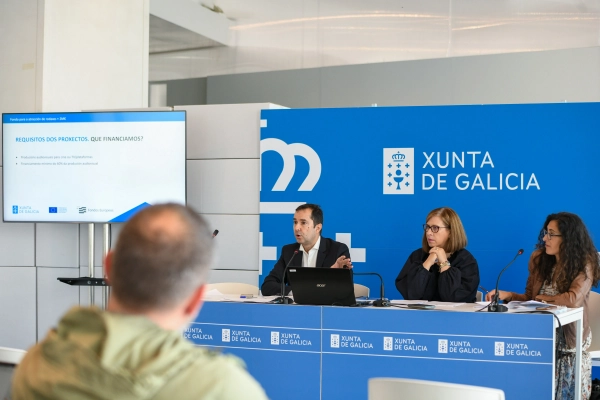 Imagen del artículo A Xunta avánzalle ao sector audiovisual as novidades do fondo de 2 M€ para a atraer rodaxes a Galicia
