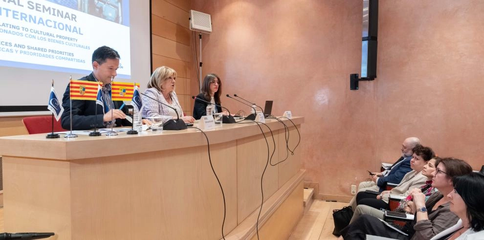Imagen del artículo Tomasa Hernández anuncia la creación del 'Grupo Aragón' con expertos de 15 países para combatir los delitos sobre el patrimonio cultural