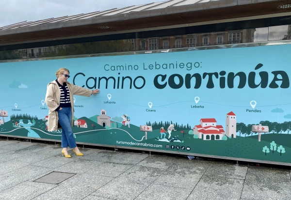 Imagen del artículo Turismo estrena una nueva acción promocional del Camino Lebaniego en el centro de Santander