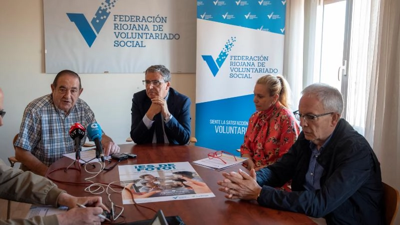 Imagen del artículo Pablo Rubio destaca la labor del voluntariado en la presentación de la campaña de la Federación Riojana de Voluntariado Social