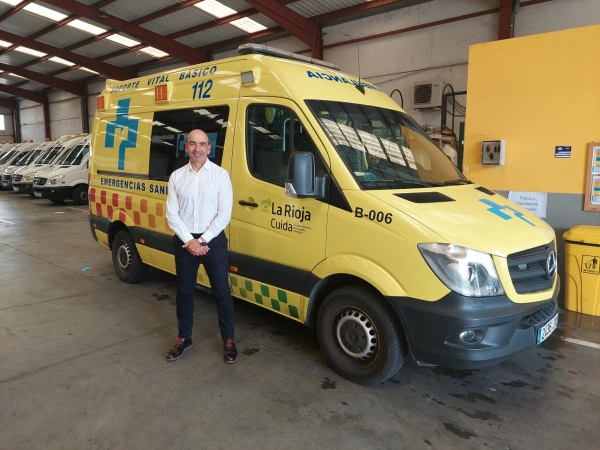 Imagen del artículo La Rioja Cuida renovará la flota actual de ambulancias y ha conseguido importantes mejoras en la gestión del transporte sanitario