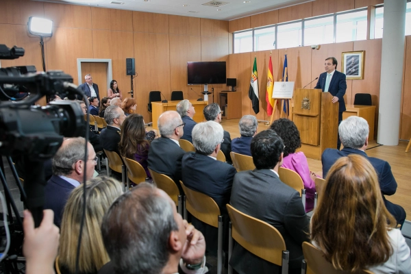 Imagen del artículo El presidente de la Junta afirma que la Ciudad de la Justicia de Badajoz se ha convertido en un espacio de servicio público para la ciudadanía