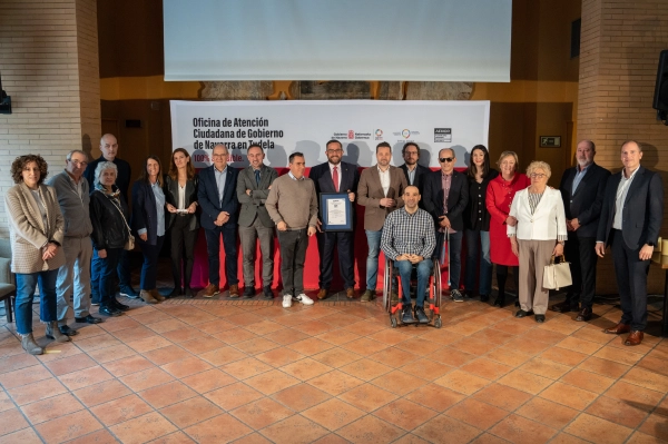 Imagen del artículo La Oficina de Atención Ciudadana de Tudela, 100% accesible con certificación AENOR