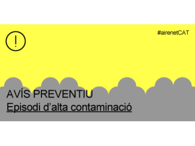 Imagen del artículo Activat un avís preventiu per contaminació per partícules a la conurbació de Barcelona