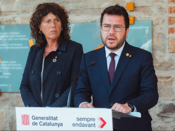 Imagen del artículo President Aragonès: Fem front comú per exigir al Govern de l'estat la seva implicació en la modernització dels Canals d'Urgell i l'adopció immediata d'ajudes per als productors