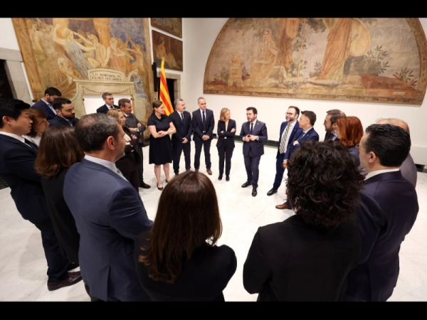 Imagen del artículo President Aragonès: Amb una acció exterior encara més forta, podrem respondre millor a les necessitats i interessos de Catalunya al món