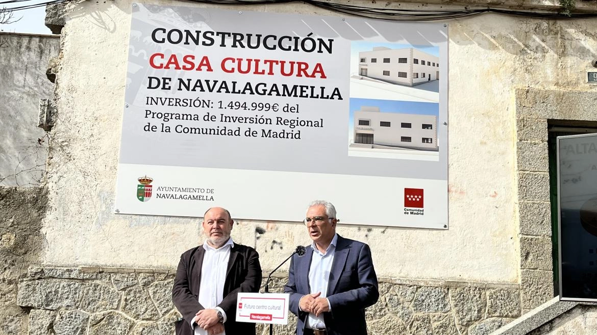 Imagen del artículo La Comunidad de Madrid construirá un nuevo centro cultural en el municipio de Navalagamella