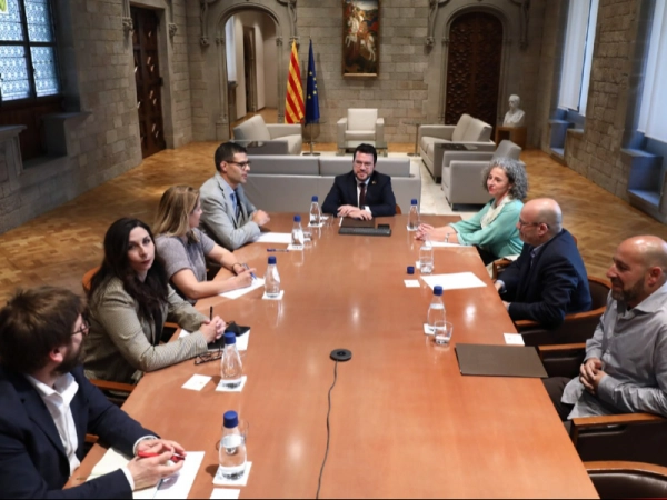 Imagen del artículo El president Aragonès presenta les cinc preguntes que seran la base del primer informe sobre l'Acord de Claredat