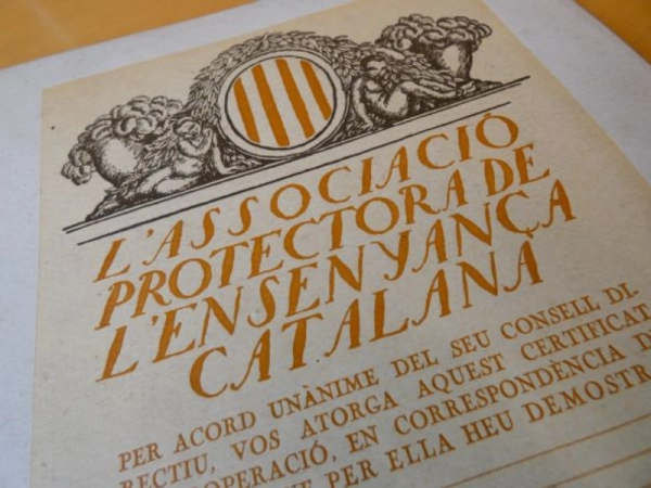 Imagen del artículo L'Arxiu Nacional de Catalunya posa a l'abast el fons de l'Associació Protectora de l'Ensenyança Catalana