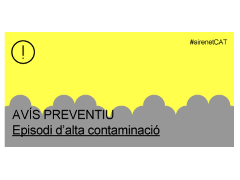Imagen del artículo Acció Climàtica activa un avís preventiu per partícules a la conurbació de Barcelona