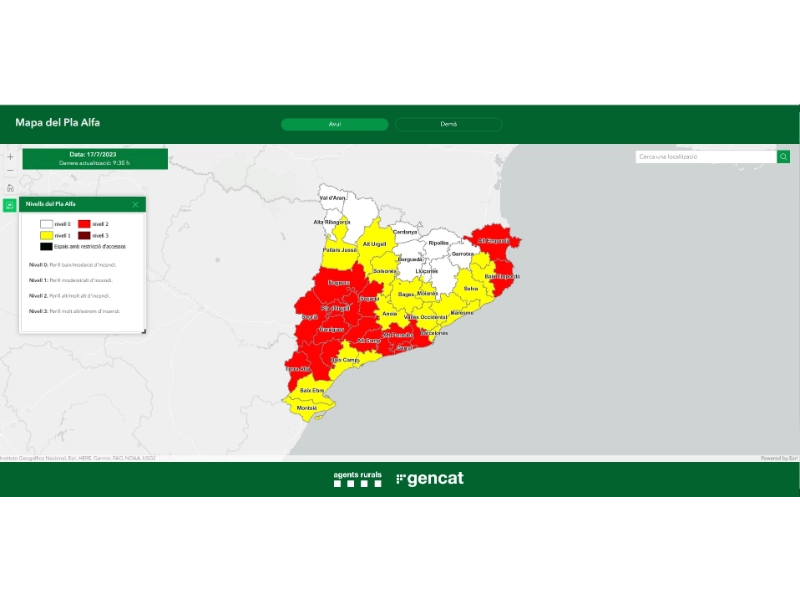 Imagen del artículo Agents Rurals estrena el mapa interactiu del Pla Alfa