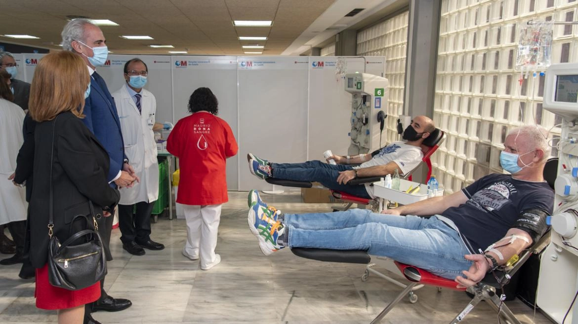 Imagen del artículo La Comunidad de Madrid lleva su campaña para la donación de plasma a seis hospitales públicos
