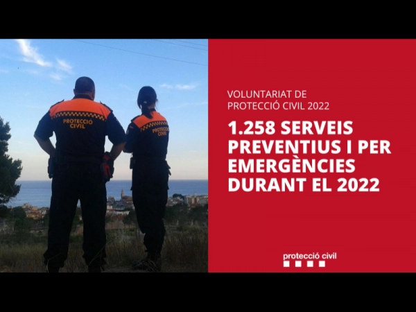 Imagen del artículo El voluntariat de Protecció Civil va realitzar l'any passat 1.258 serveis entre preventius i emergències
