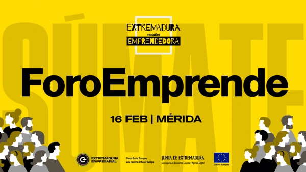 Imagen del artículo Mérida acogerá el 16 de febrero una nueva edición de Foro Emprende 'Extremadura Región Emprendedora'