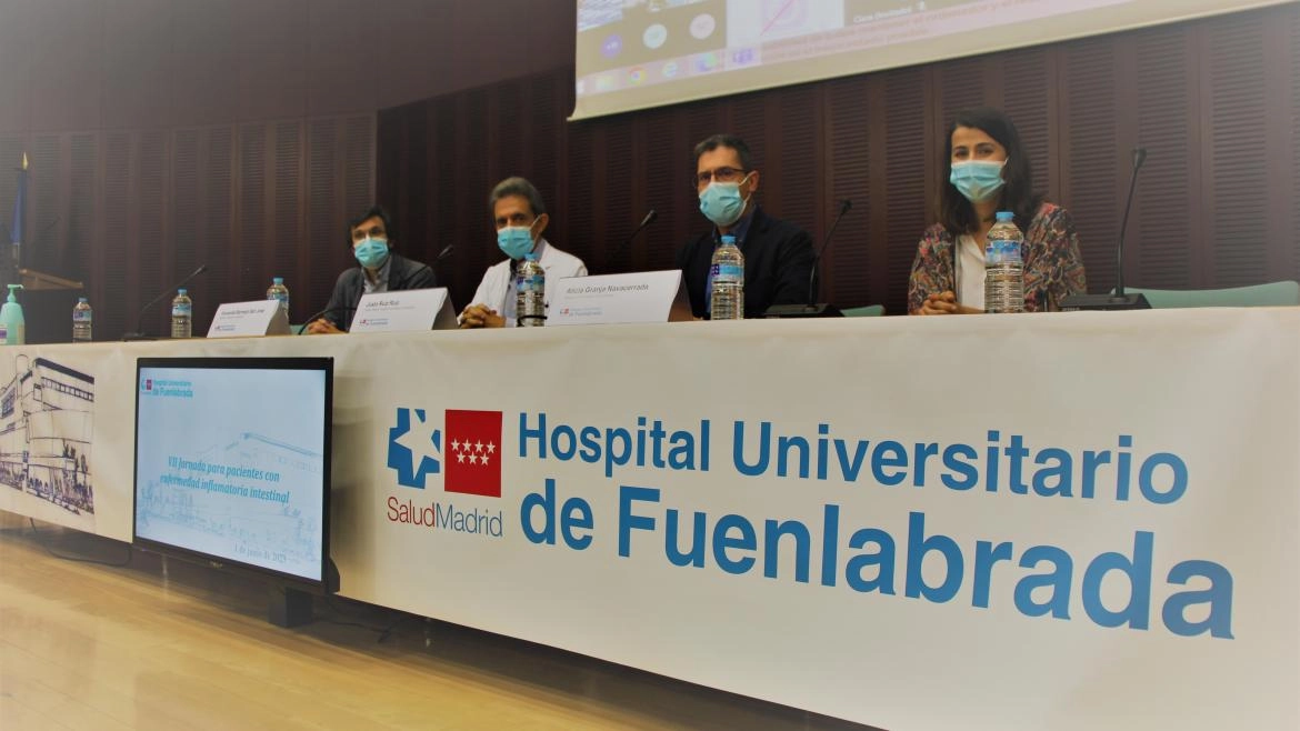 Imagen del artículo Los hospitales de Fuenlabrada y Alcorcón abordan aspectos prácticos para pacientes sobre la enfermedad inflamatoria intestinal