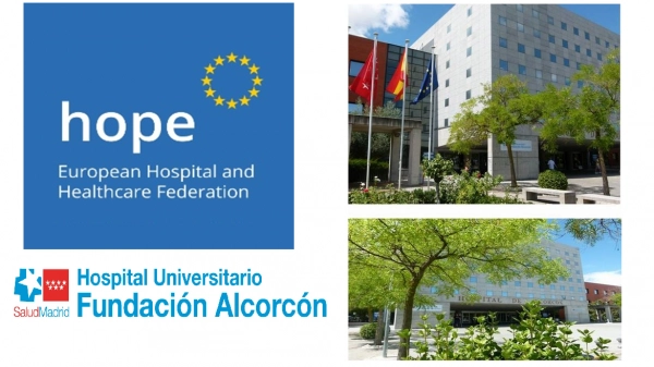 Imagen del artículo Profesionales sanitarios de la Unión Europea visitan el Hospital Fundación Alcorcón para conocer sus acciones de mejora medioambiental
